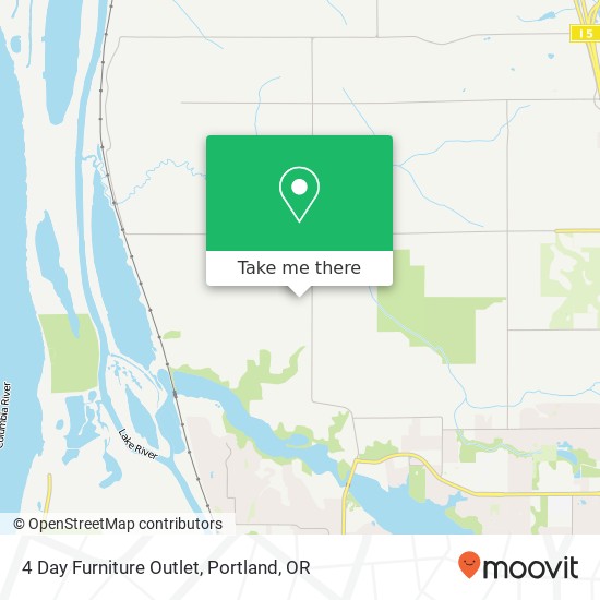 Mapa de 4 Day Furniture Outlet