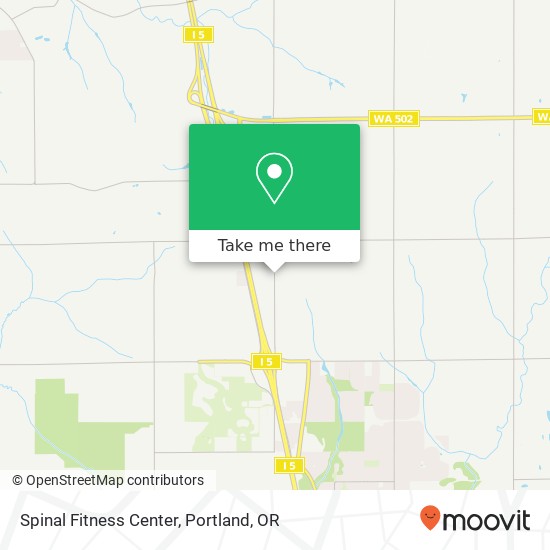 Spinal Fitness Center map