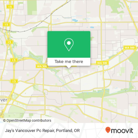 Jay's Vancouver Pc Repair map