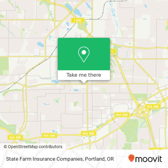 State Farm Insurance Companies map