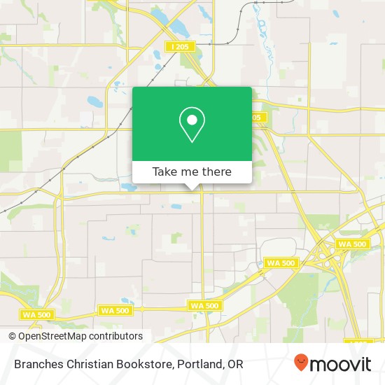 Mapa de Branches Christian Bookstore