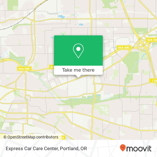 Express Car Care Center map