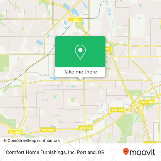 Comfort Home Furnishings, Inc map