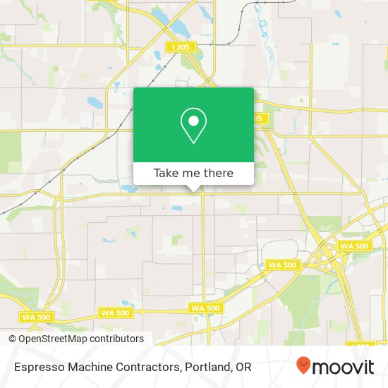 Espresso Machine Contractors map