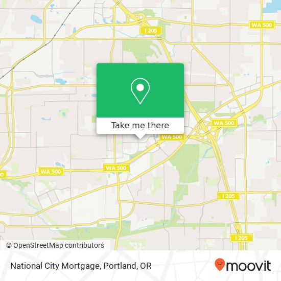 National City Mortgage map