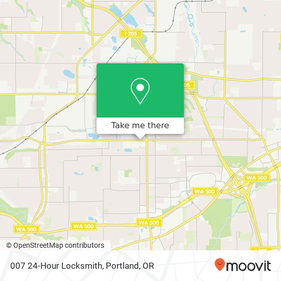 007 24-Hour Locksmith map