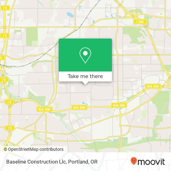 Baseline Construction Llc map