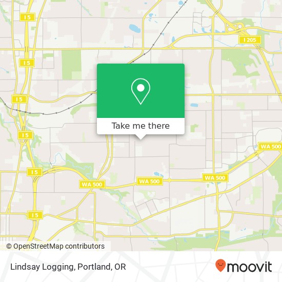 Lindsay Logging map