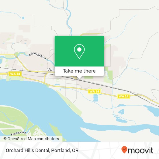Orchard Hills Dental map