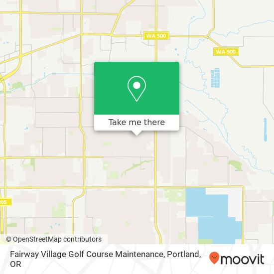 Mapa de Fairway Village Golf Course Maintenance