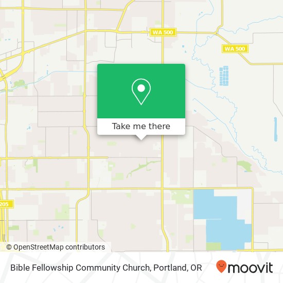 Mapa de Bible Fellowship Community Church
