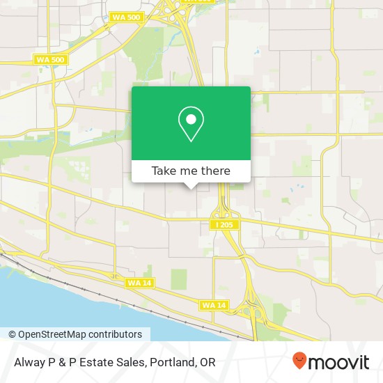 Alway P & P Estate Sales map