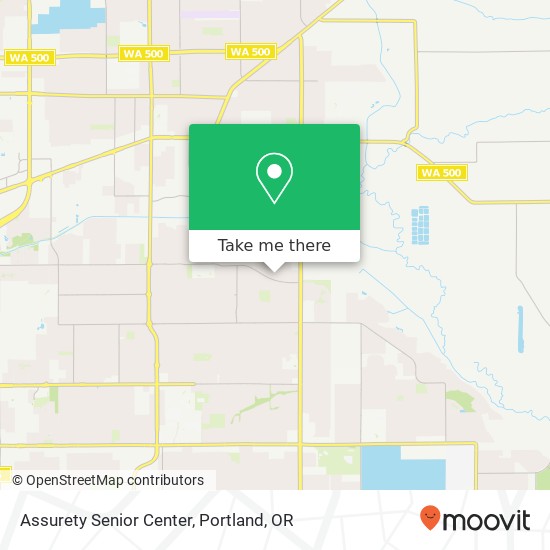 Mapa de Assurety Senior Center