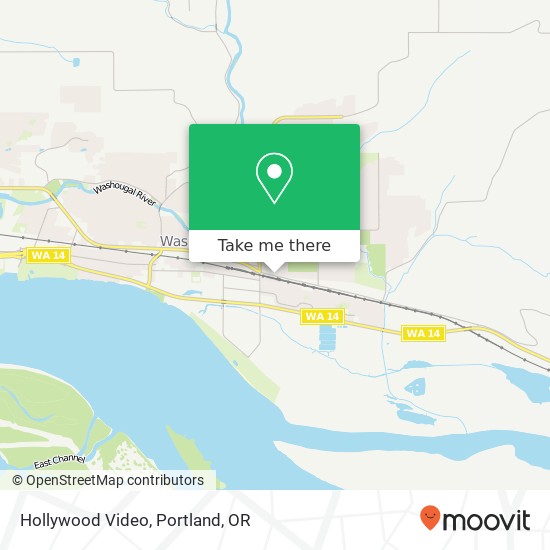 Hollywood Video map