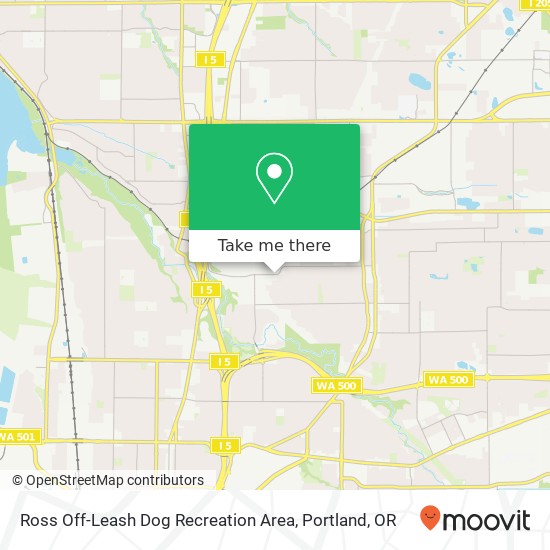 Ross Off-Leash Dog Recreation Area map