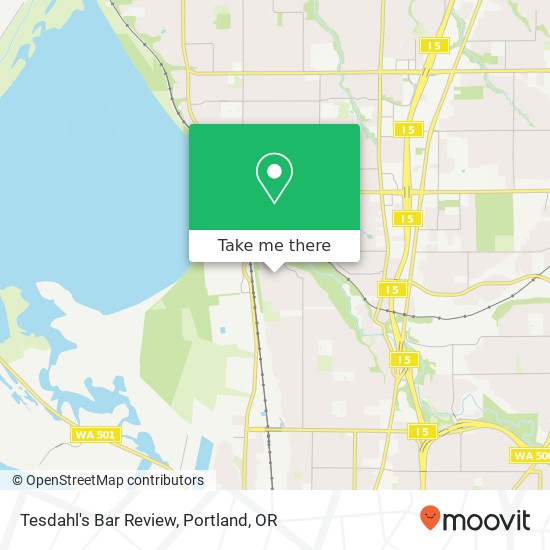 Tesdahl's Bar Review map