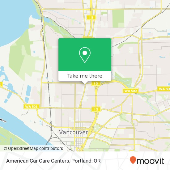 American Car Care Centers map