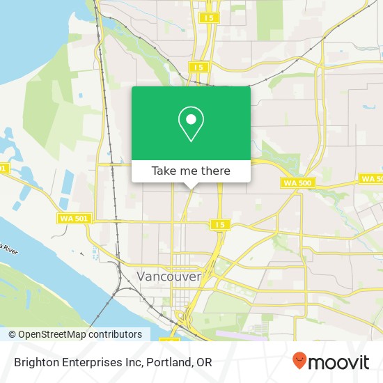 Brighton Enterprises Inc map