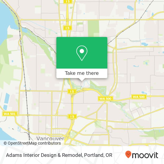 Adams Interior Design & Remodel map