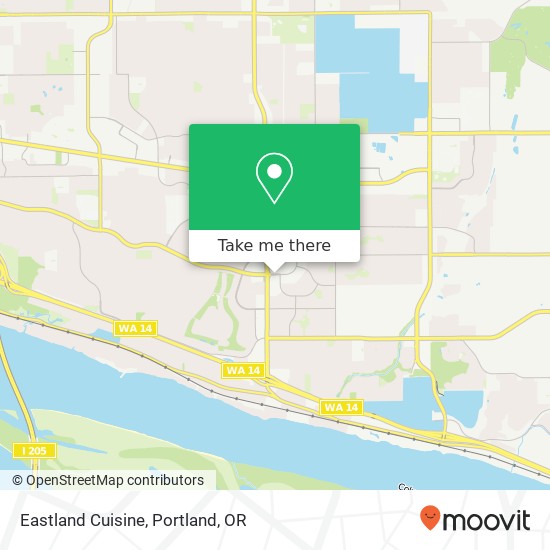 Eastland Cuisine map