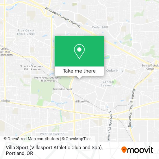 Villa Sport (Villasport Athletic Club and Spa) map