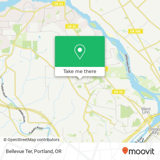 Bellevue Ter map