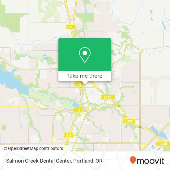 Mapa de Salmon Creek Dental Center