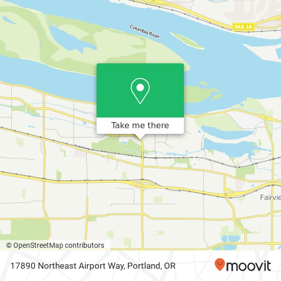 17890 Northeast Airport Way map