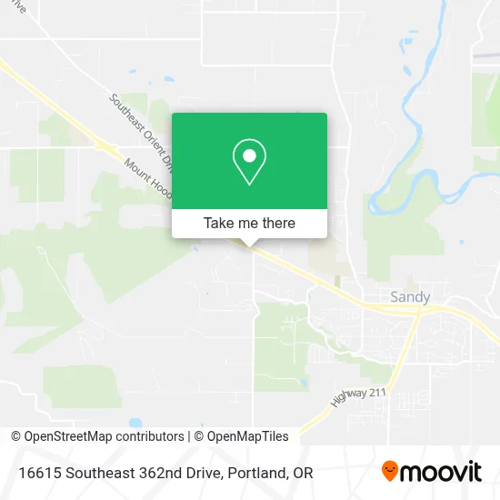 16615 Southeast 362nd Drive map