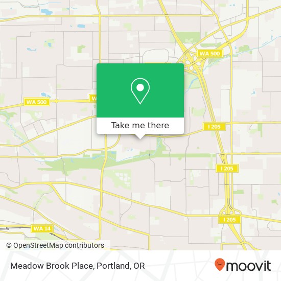 Meadow Brook Place map