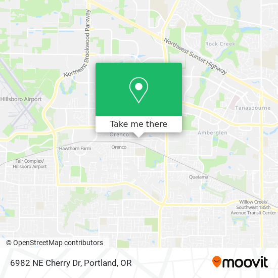 6982 NE Cherry Dr map