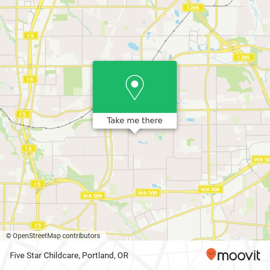 Five Star Childcare map