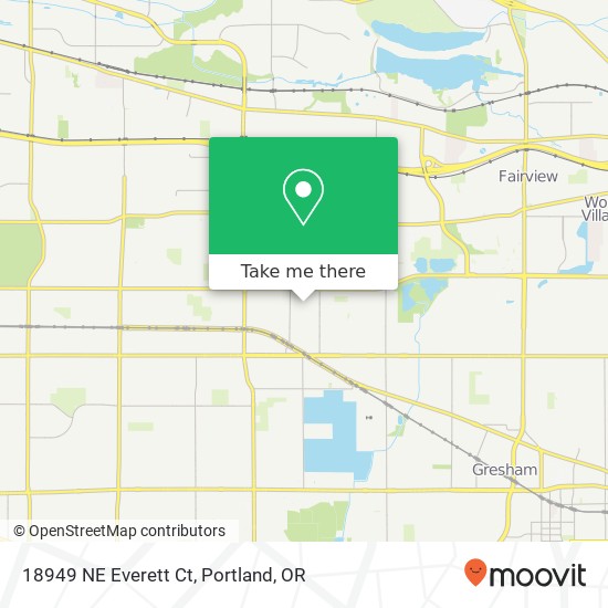 18949 NE Everett Ct map