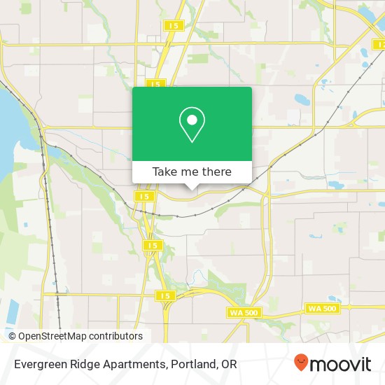 Evergreen Ridge Apartments map