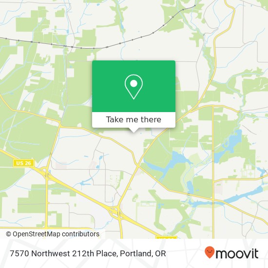 7570 Northwest 212th Place map