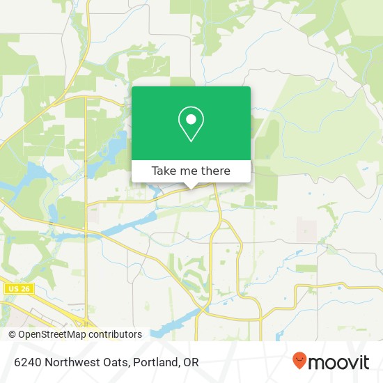 6240 Northwest Oats map