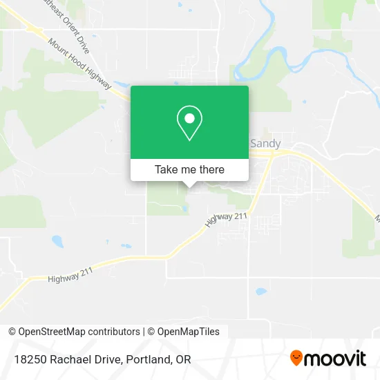 18250 Rachael Drive map