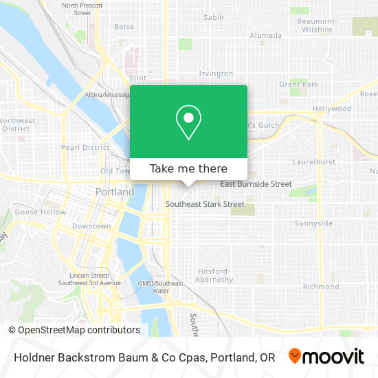 Mapa de Holdner Backstrom Baum & Co Cpas