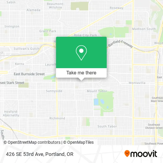 Mapa de 426 SE 53rd Ave