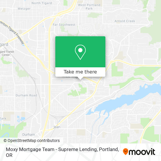 Mapa de Moxy Mortgage Team - Supreme Lending