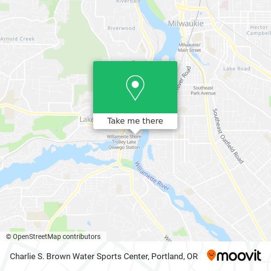 Charlie S. Brown Water Sports Center map