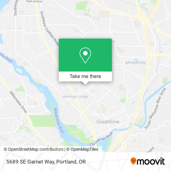 Mapa de 5689 SE Garnet Way