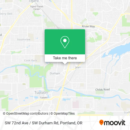 Mapa de SW 72nd Ave / SW Durham Rd
