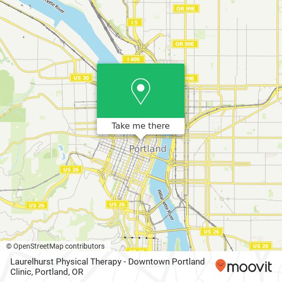 Mapa de Laurelhurst Physical Therapy - Downtown Portland Clinic