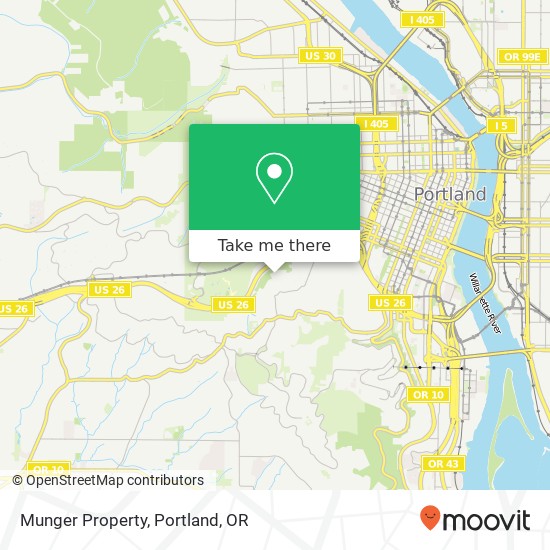Mapa de Munger Property