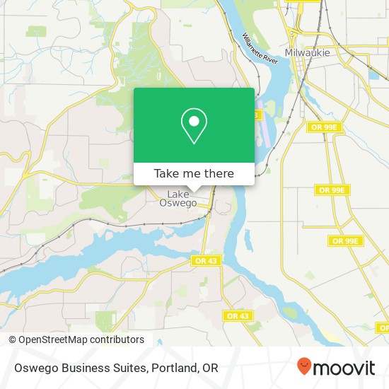 Oswego Business Suites map