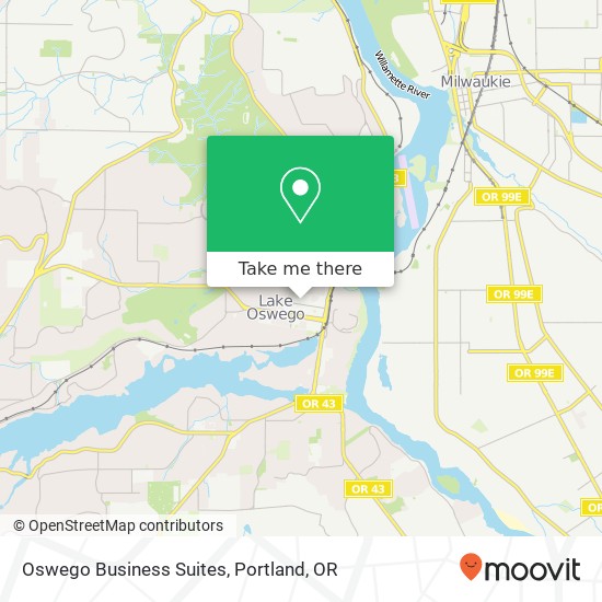 Mapa de Oswego Business Suites