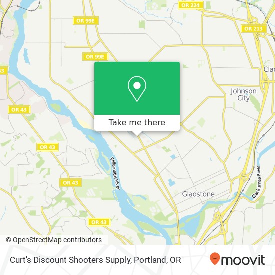 Curt's Discount Shooters Supply map