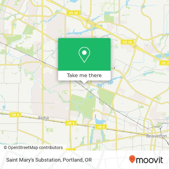 Saint Mary's Substation map