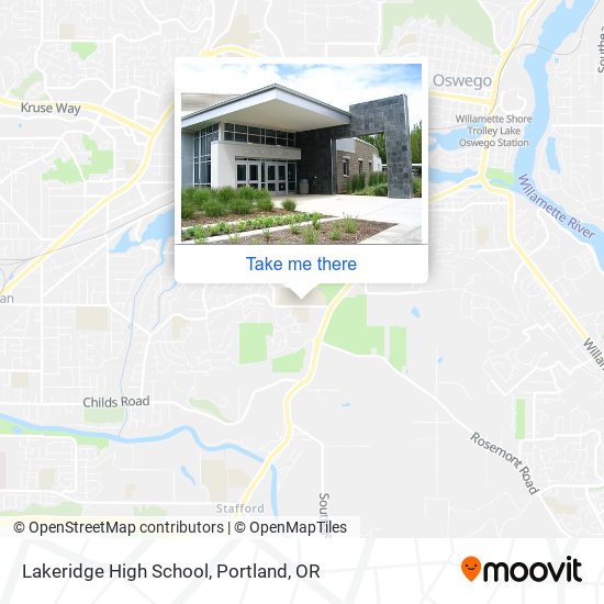 Lakeridge High School map